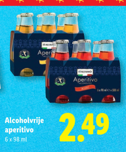 italiamo aperitief 6 italian aperitivo ml alcoholvrije folder aanbieding bij Lidl Italiamo aperitief folder aanbieding bij Lidl - details
