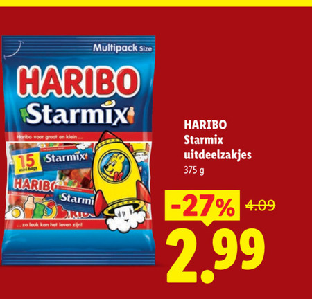 Haribo   snoep folder aanbieding bij  Lidl - details