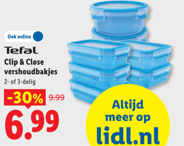 Tefal   vershouddoos folder aanbieding bij  Lidl - details