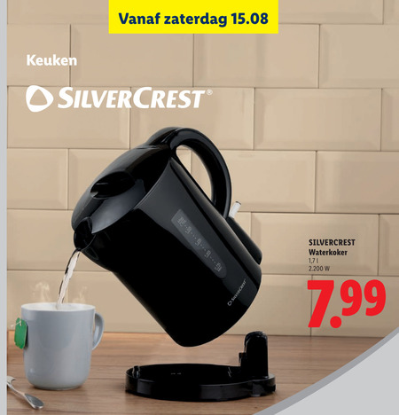 silvercrest waterkoker keuken zaterdag 1 folder aanbieding bij Lidl SilverCrest waterkoker folder aanbieding bij Lidl - details
