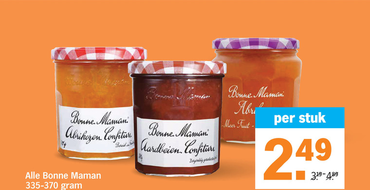 Bonne Maman   jam folder aanbieding bij  Albert&nbsp;Heijn - details