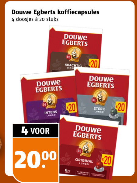 douwe egberts koffiecups 4 20 koffiecapsules doosjes stuks lungo esprit 6 12 original aluminium capsules folder aanbieding bij Poiesz Douwe Egberts koffiecups folder aanbieding bij Poiesz - details
