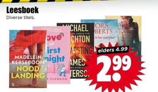 romans leesboek titels at egberts voorjaar elders dames nood landing folder aanbieding bij Dirk