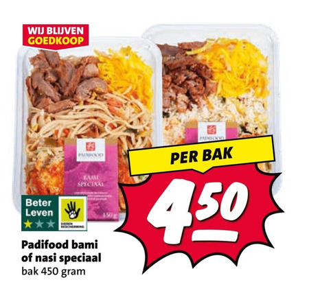 padifood oosterse maaltijd 450 beter leven bescherming bami nasi bak folder aanbieding bij Nettorama Padifood oosterse maaltijd folder aanbieding bij Nettorama - details