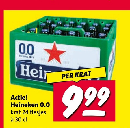 heineken 0.0 krat bier 24 30 folder aanbieding bij Nettorama Heineken 0.0 krat bier folder aanbieding bij Nettorama - details