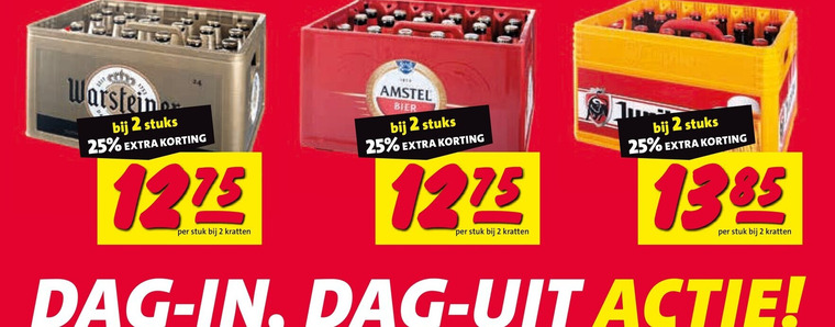 jupiler warsteiner amstel krat bier 2 25 stuks stuk kratten dag folder aanbieding bij Nettorama Jupiler krat bier folder aanbieding bij Nettorama - details