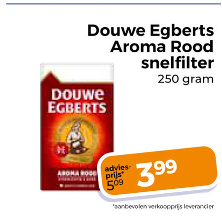 Douwe Egberts   koffie folder aanbieding bij  Trekpleister - details