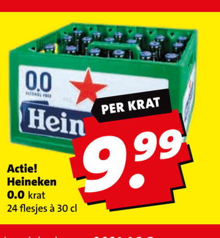 heineken 0.0 krat bier 24 30 folder aanbieding bij Boni Heineken 0.0 krat bier folder aanbieding bij Boni - details