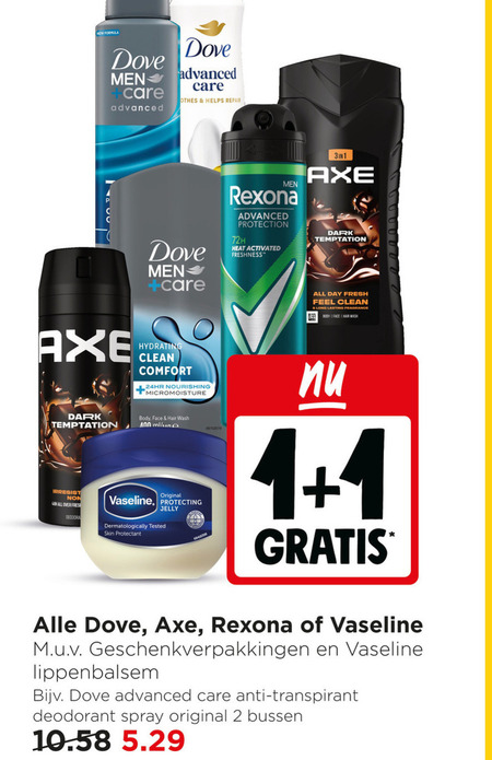 Axe   deodorant, douchegel folder aanbieding bij  Jumbo - details