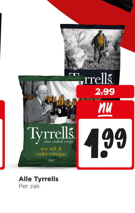 Tyrells   chips folder aanbieding bij  Jumbo - details