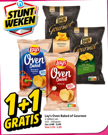 Lays   chips folder aanbieding bij  Hoogvliet - details