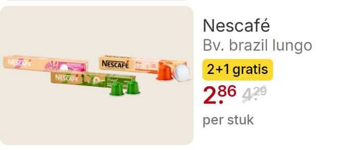 Nescafe   koffiecups folder aanbieding bij  Picnic - details