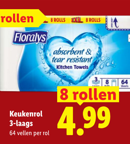 Floralys   keukenpapier folder aanbieding bij  Lidl - details