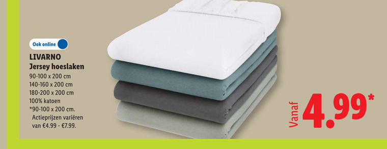 hoeslakens 100 200 online livarno jersey hoeslaken 90-100 cm 140-160 katoen varieeren folder aanbieding bij Lidl