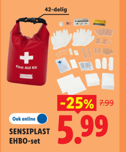 Sensiplast   ehboset folder aanbieding bij  Lidl - details