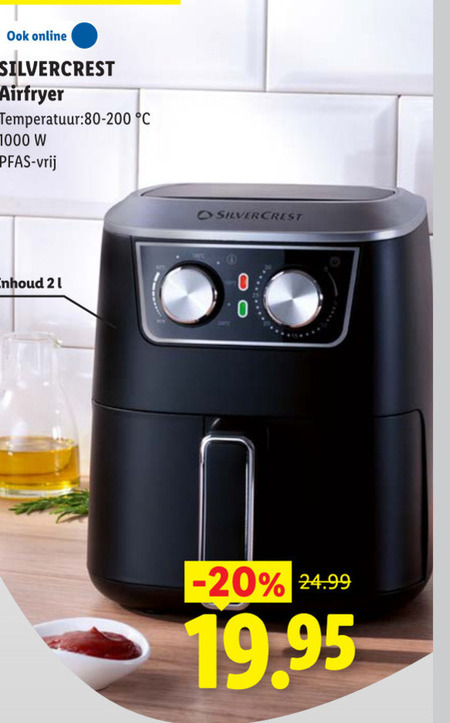 SilverCrest   friteuse folder aanbieding bij  Lidl - details