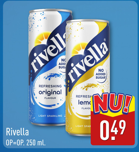 Rivella   frisdrank folder aanbieding bij  Aldi - details