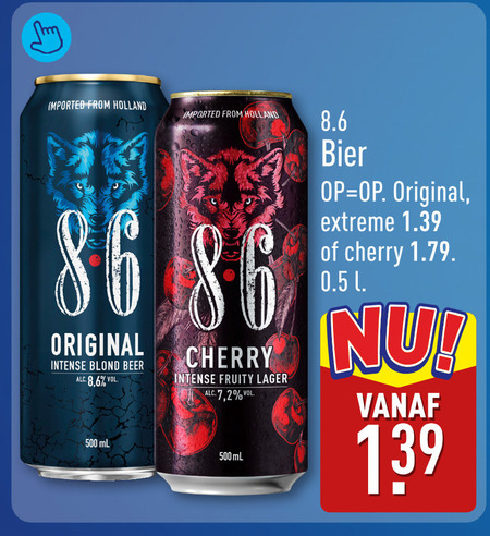 bavaria 8.6 speciaalbieren 500 imported from holland original intense blond beer ml cherry fruity 7 2 500ml bier extreme l folder aanbieding bij Aldi Bavaria 8.6 speciaalbier folder aanbieding bij Aldi - details