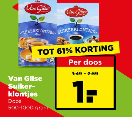 Van Gilse   suiker folder aanbieding bij  Plus - details