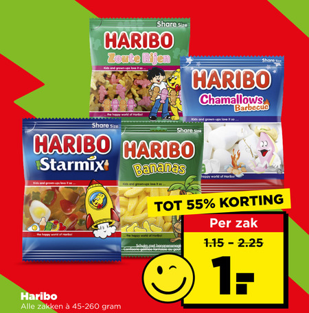 Haribo   snoep folder aanbieding bij  Plus - details