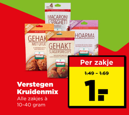 Verstegen   kruiden folder aanbieding bij  Plus - details