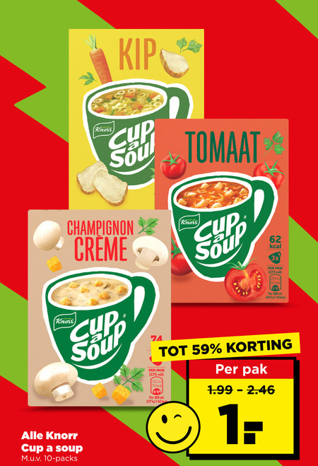 Cup a Soup   soep folder aanbieding bij  Plus - details