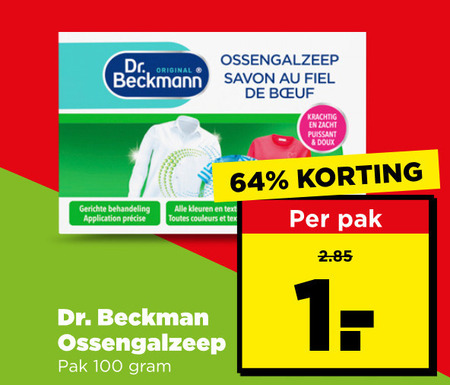 beckmann ossengalzeep 64 100 dr. original gerichte savon b zacht doux kleuren text couleurs beckman pak folder aanbieding bij Plus Beckmann ossengalzeep folder aanbieding bij Plus - details