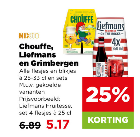 La Chouffe   speciaalbier folder aanbieding bij  Plus - details