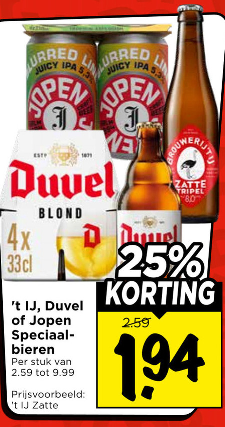 Brouwerij t IJ   speciaalbier folder aanbieding bij  Vomar - details