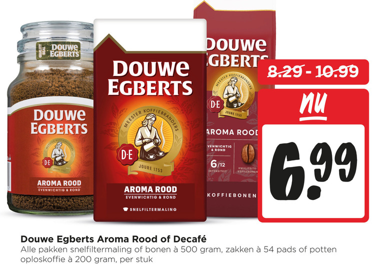Douwe Egberts   koffiepad, oploskoffie folder aanbieding bij  Jumbo - details