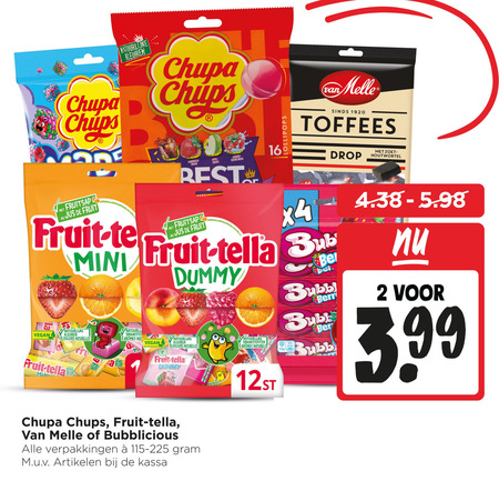 Van Melle   snoep, lollie folder aanbieding bij  Jumbo - details