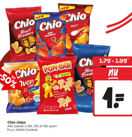 Chio   chips, zoutje folder aanbieding bij  Jumbo - details