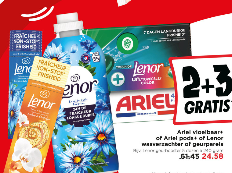 Ariel   wasmiddel, wasverzachter folder aanbieding bij  Jumbo - details