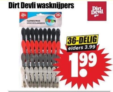 Dirt Devil   wasknijpers folder aanbieding bij  Dirk - details