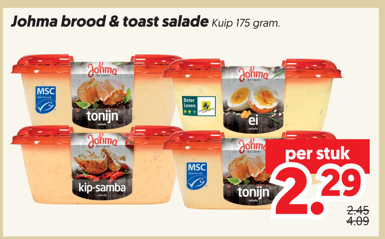 Johma   salade folder aanbieding bij  Dekamarkt - details