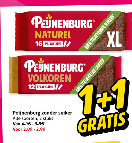 Peijnenburg   ontbijtkoek folder aanbieding bij  Hoogvliet - details