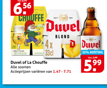 Duvel   speciaalbier folder aanbieding bij  Hoogvliet - details