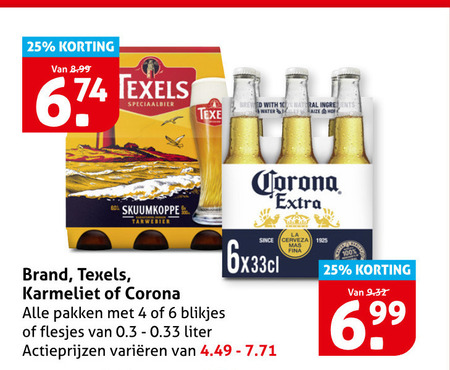 Texels   speciaalbier, blikje bier folder aanbieding bij  Hoogvliet - details