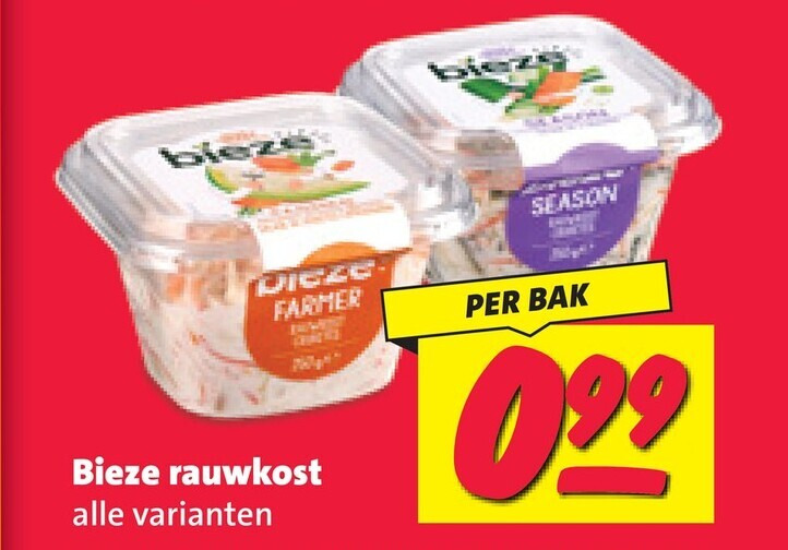 Bieze   rauwkost folder aanbieding bij  Nettorama - details