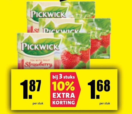 Pickwick   thee folder aanbieding bij  Nettorama - details