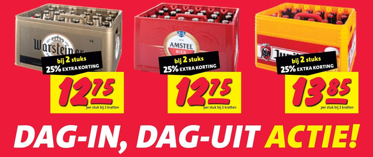Amstel   krat bier folder aanbieding bij  Nettorama - details