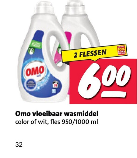 Omo   wasmiddel folder aanbieding bij  Nettorama - details