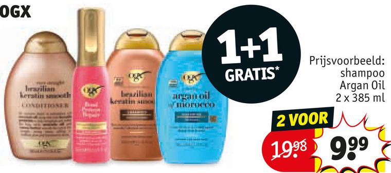 OGX   shampoo folder aanbieding bij  Kruidvat - details