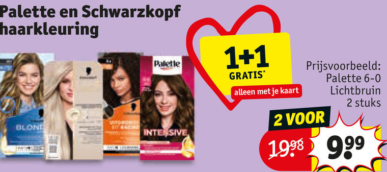 Poly Palette   haarkleuring folder aanbieding bij  Kruidvat - details