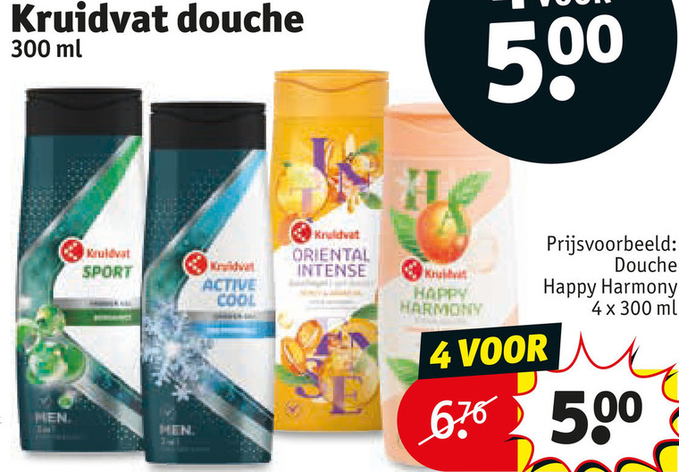 Kruidvat Huismerk   douchegel folder aanbieding bij  Kruidvat - details
