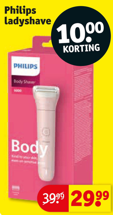 philips ladyshave 1000 body shave band folder aanbieding bij Kruidvat Philips ladyshave folder aanbieding bij Kruidvat - details