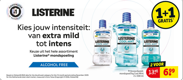 Listerine   mondwater folder aanbieding bij  Kruidvat - details