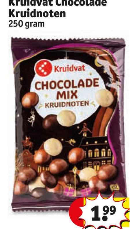 Kruidvat Huismerk   chocolade kruidnoten folder aanbieding bij  Kruidvat - details