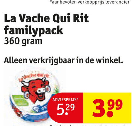 la vache qui rit smeerkaas 360 folder aanbieding bij Kruidvat La Vache Qui Rit smeerkaas folder aanbieding bij Kruidvat - details