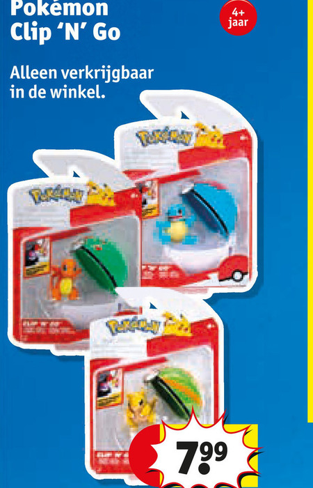 Pokemon   poppetjes folder aanbieding bij  Kruidvat - details